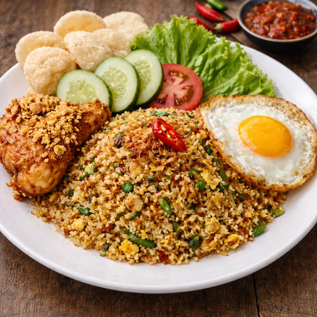 Nasi Goreng Kampung Komplit Kedai Locale